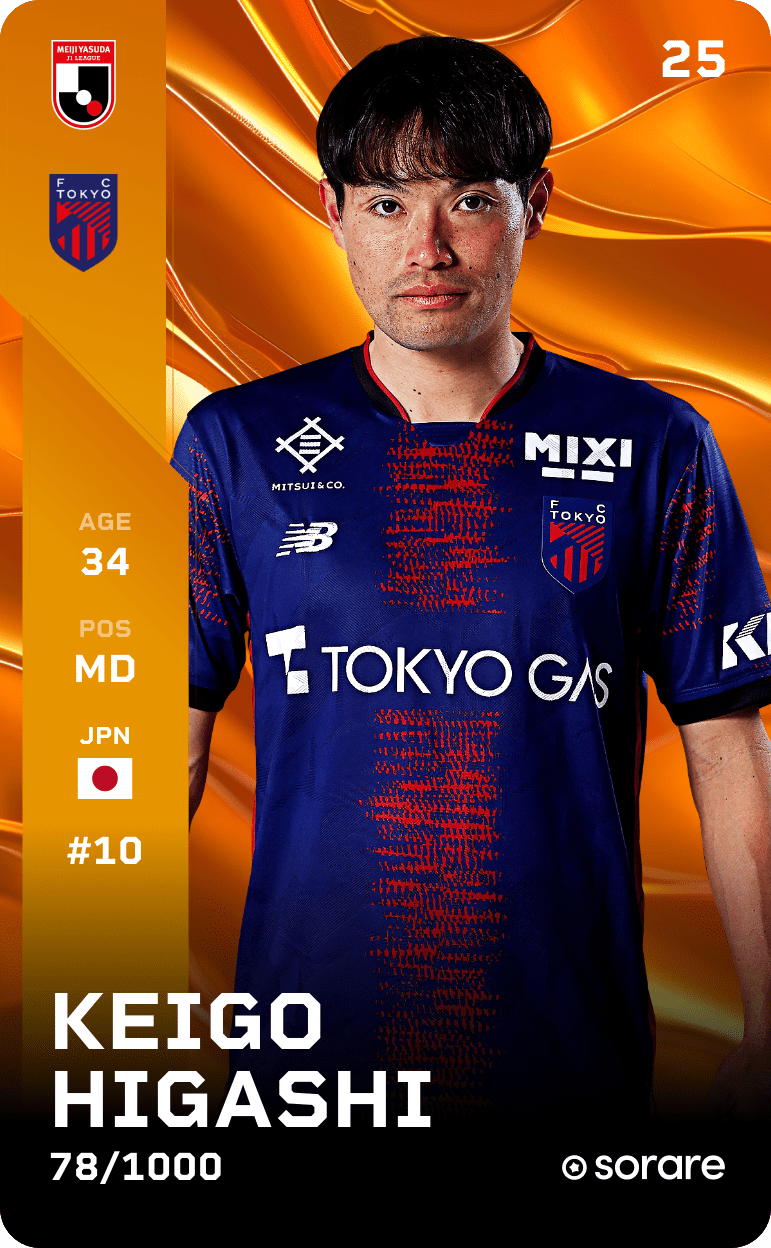 Keigo Higashi 2025-26 • Limited 78/1000