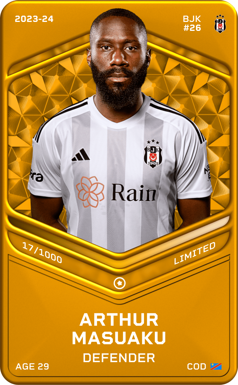 Arthur Masuaku 2023-24 • Limited 17/1000
