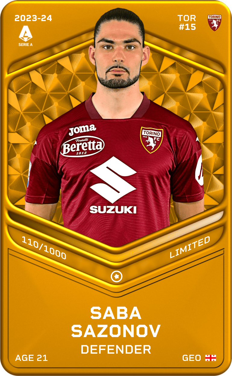 Saba Sazonov 2023-24 • Limited 110/1000