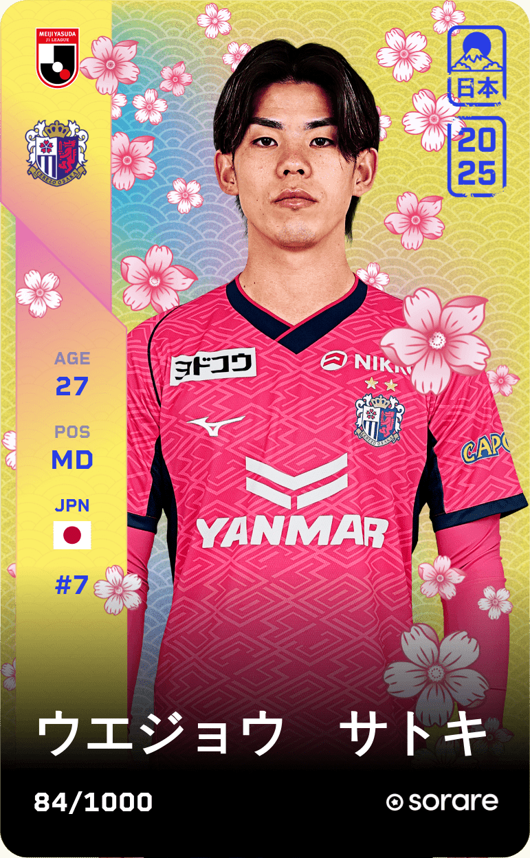 Satoki Uejo 2025-26 • Limited 84/1000