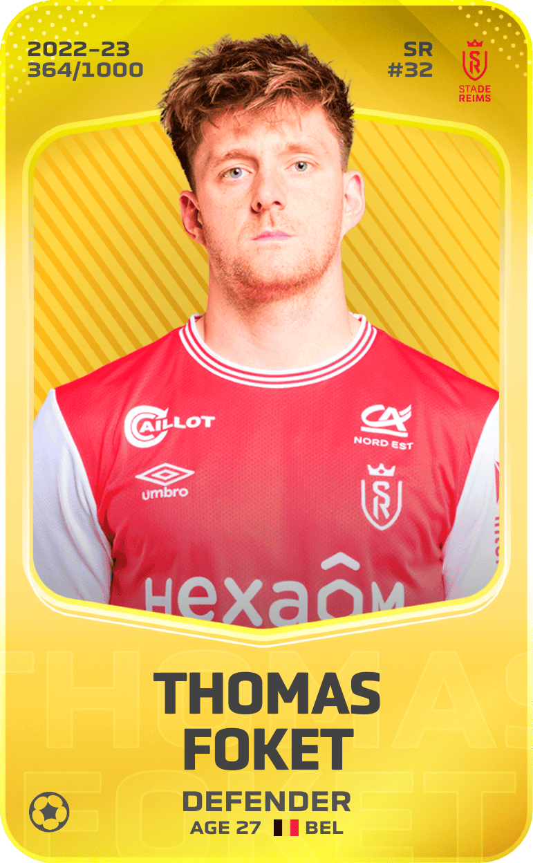 Thomas Foket 2022-23 • Limited 364/1000