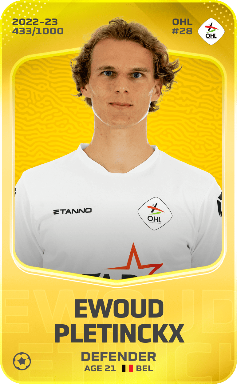 Ewoud Pletinckx 2022-23 • Limited 433/1000