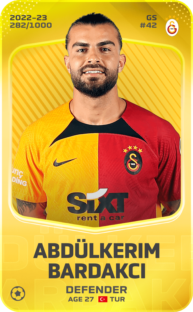 Abdülkerim Bardakcı 2022-23 • Limited 282/1000