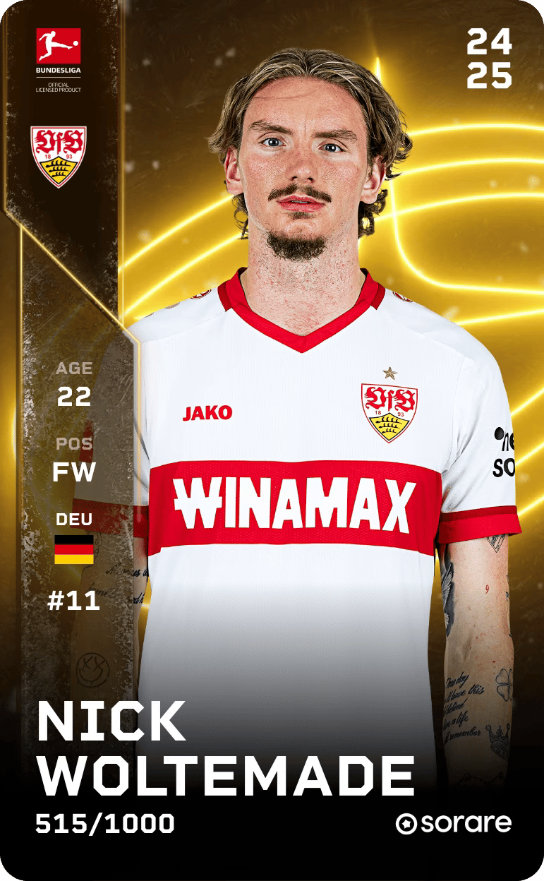Nick Woltemade 2024-25 • Limited 515/1000