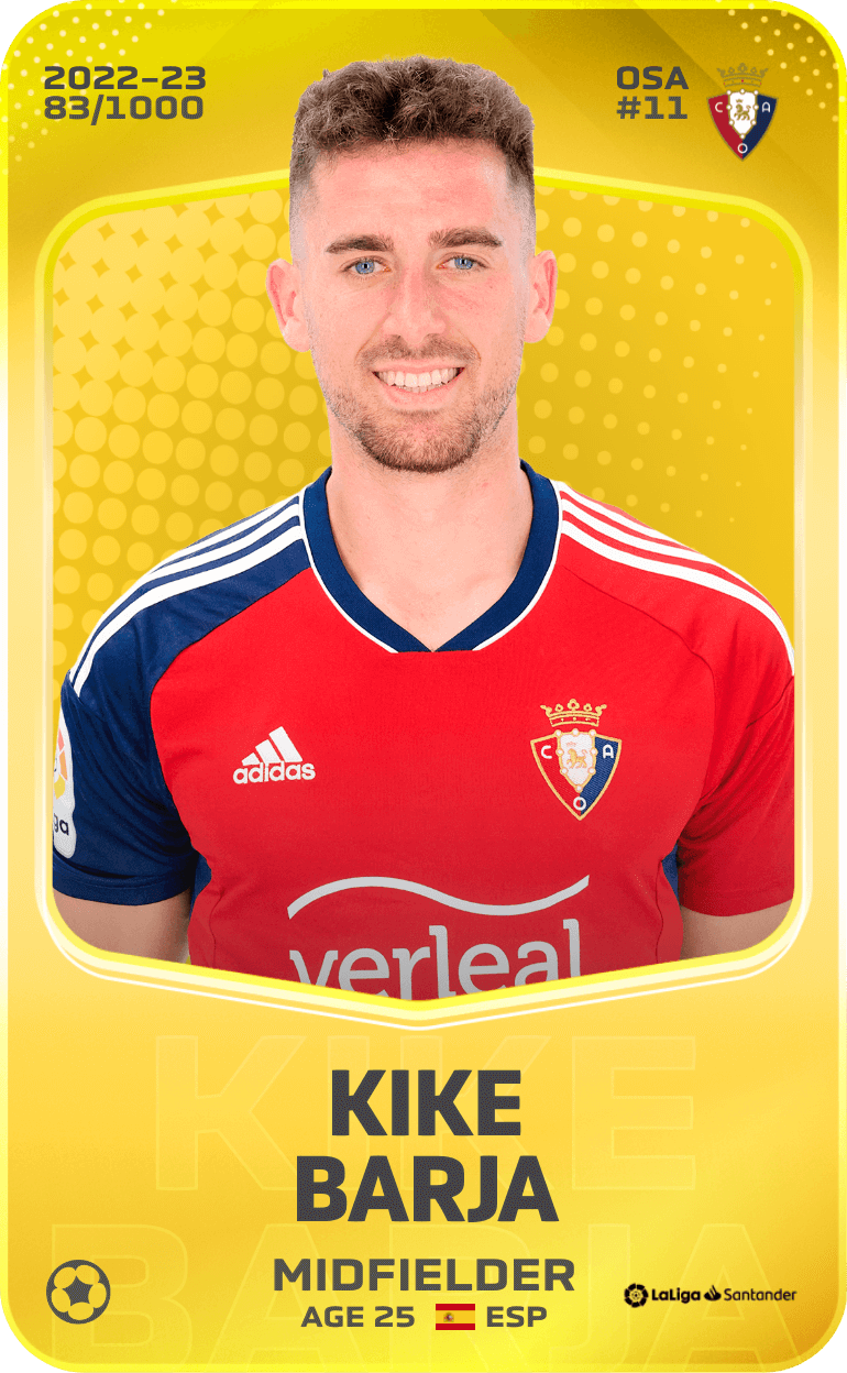 Kike Barja 2022-23 • Limited 83/1000