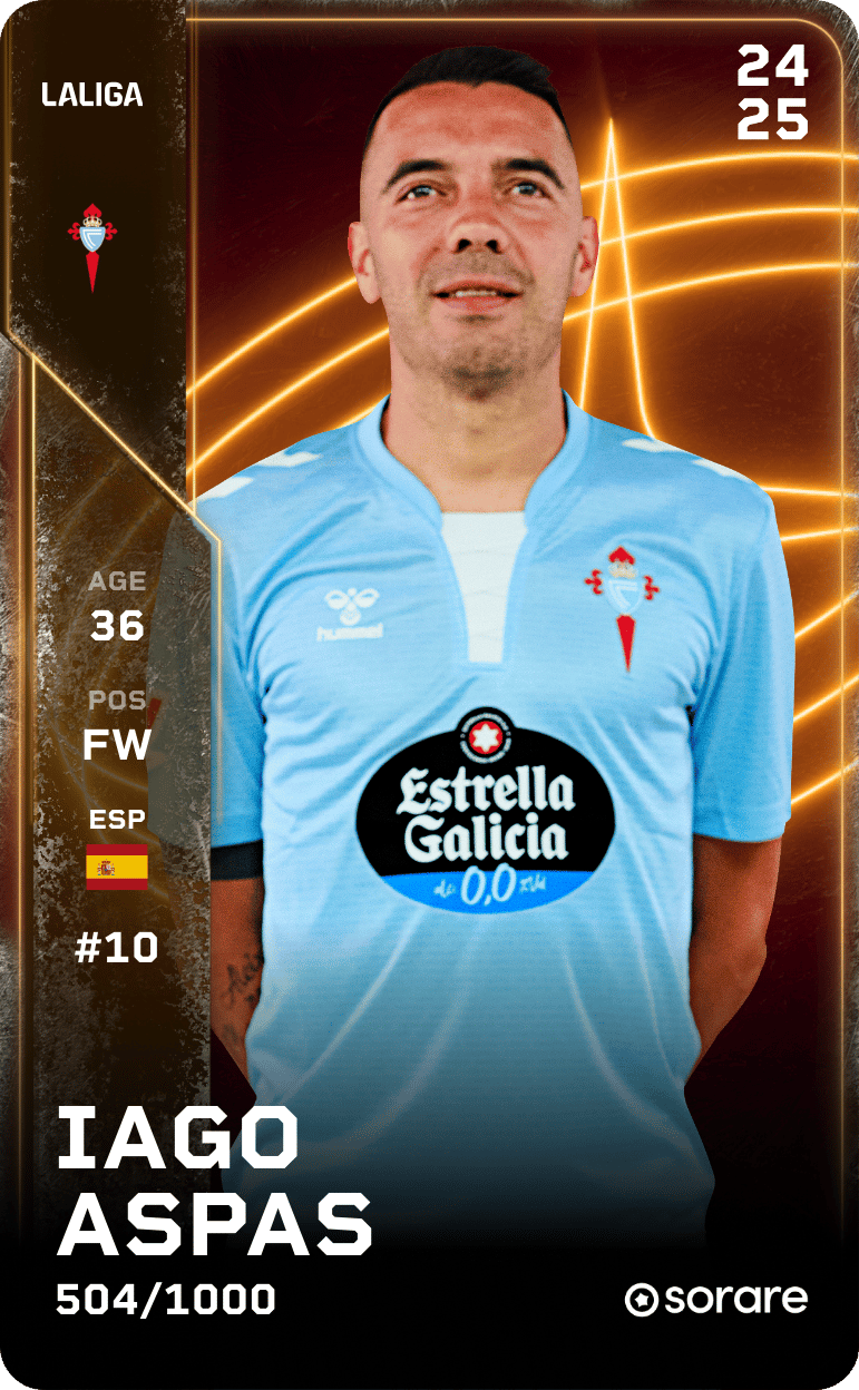Iago Aspas 2024-25 • Limited 504/1000