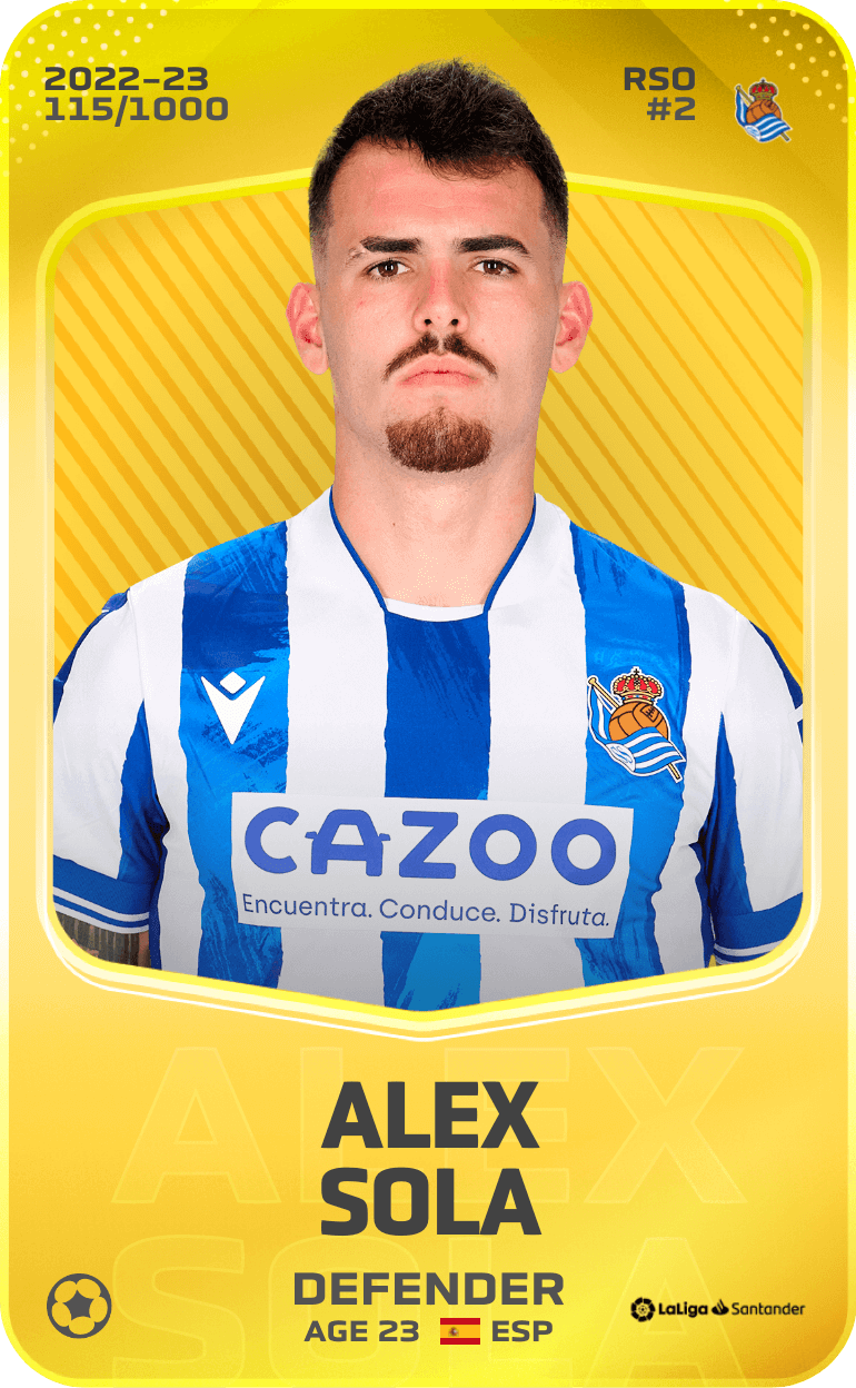 Alex Sola 2022-23 • Limited 115/1000