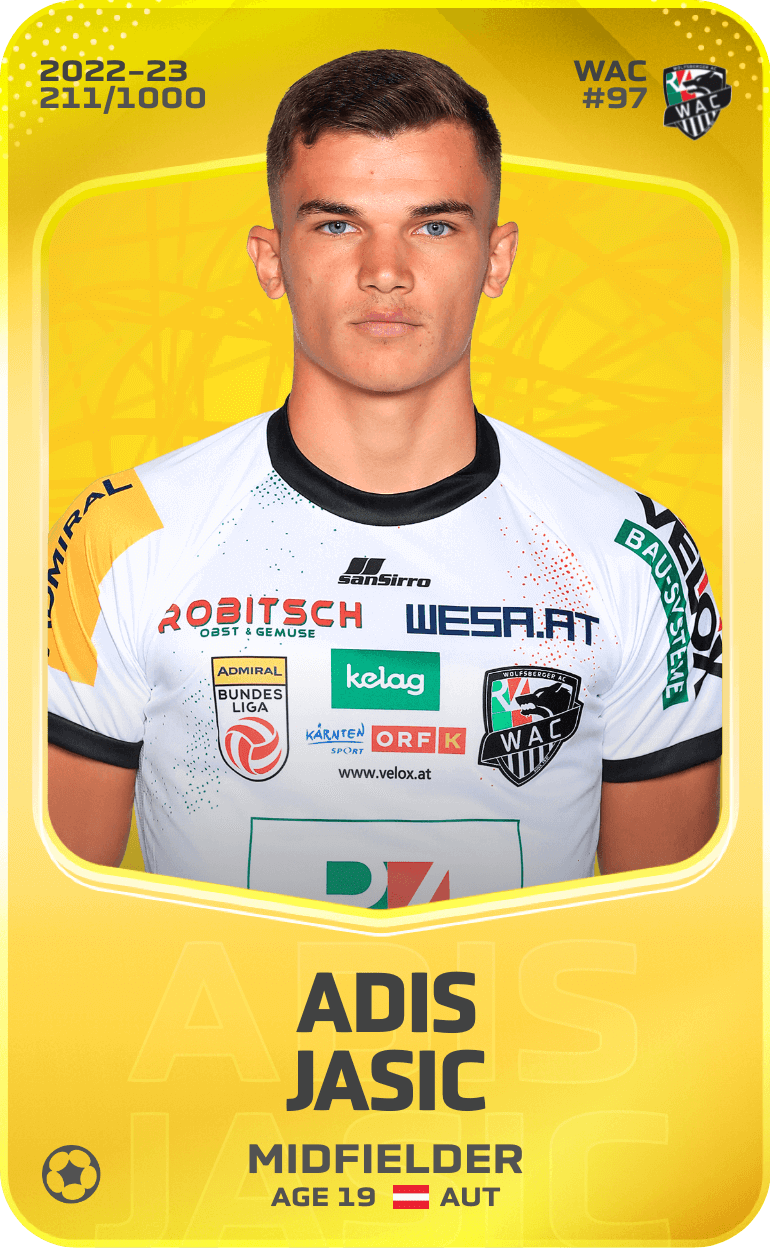 Adis Jasic 2022-23 • Limited 211/1000