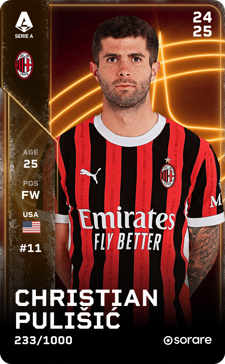 Christian Pulišić 2024-25 • Limited 233/1000