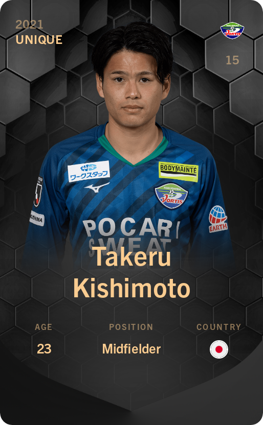 Sorare - Sorare Official - Takeru Kishimoto 2021-22 • Unique - NFT # 20954061734956894585210999176562450354762591043997942016537406676736914322238