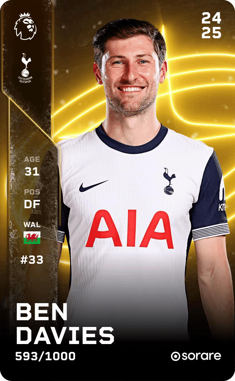 Ben Davies 2024-25 • Limited 593/1000