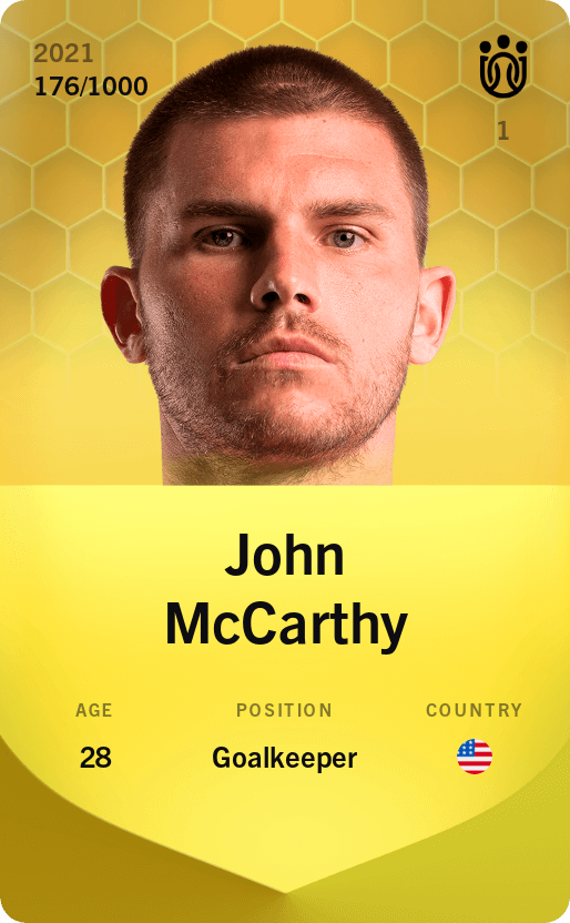 John McCarthy 2021-22 • Limited 176/1000