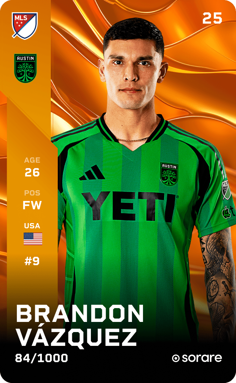 Brandon Vazquez 2025-26 • Limited 84/1000