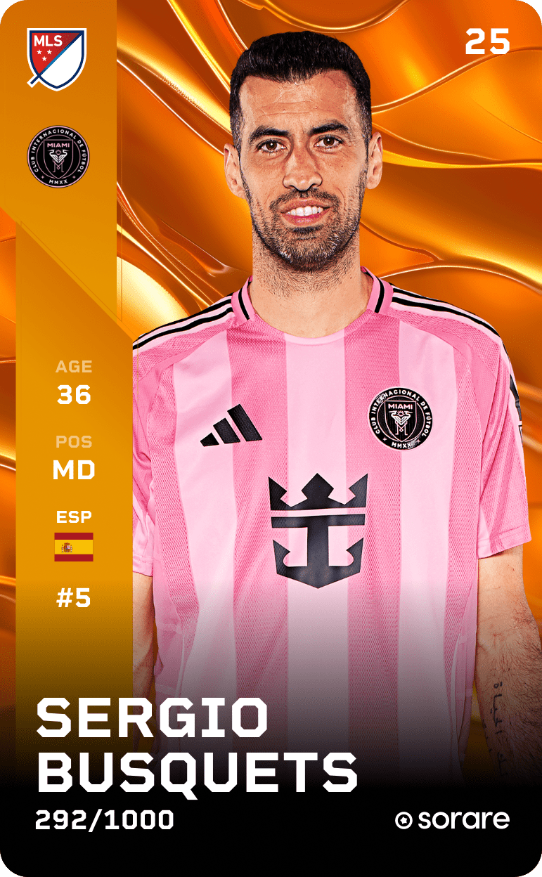 Sergio Busquets 2025-26 • Limited 292/1000