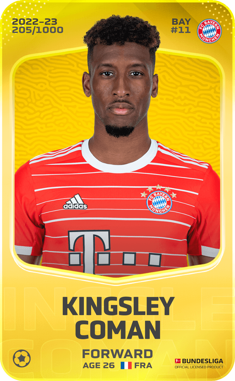 Kingsley Coman 2022-23 • Limited 205/1000