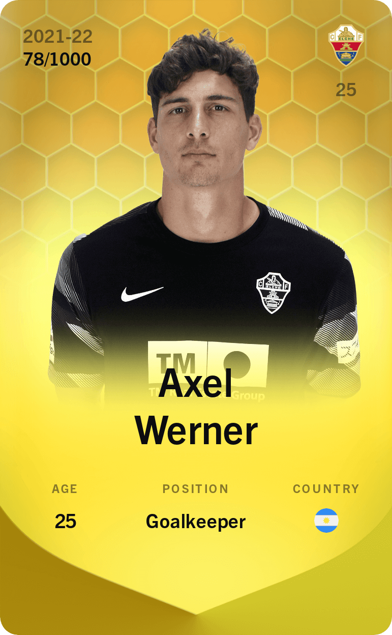 Axel Werner 2021-22 • Limited 78/1000