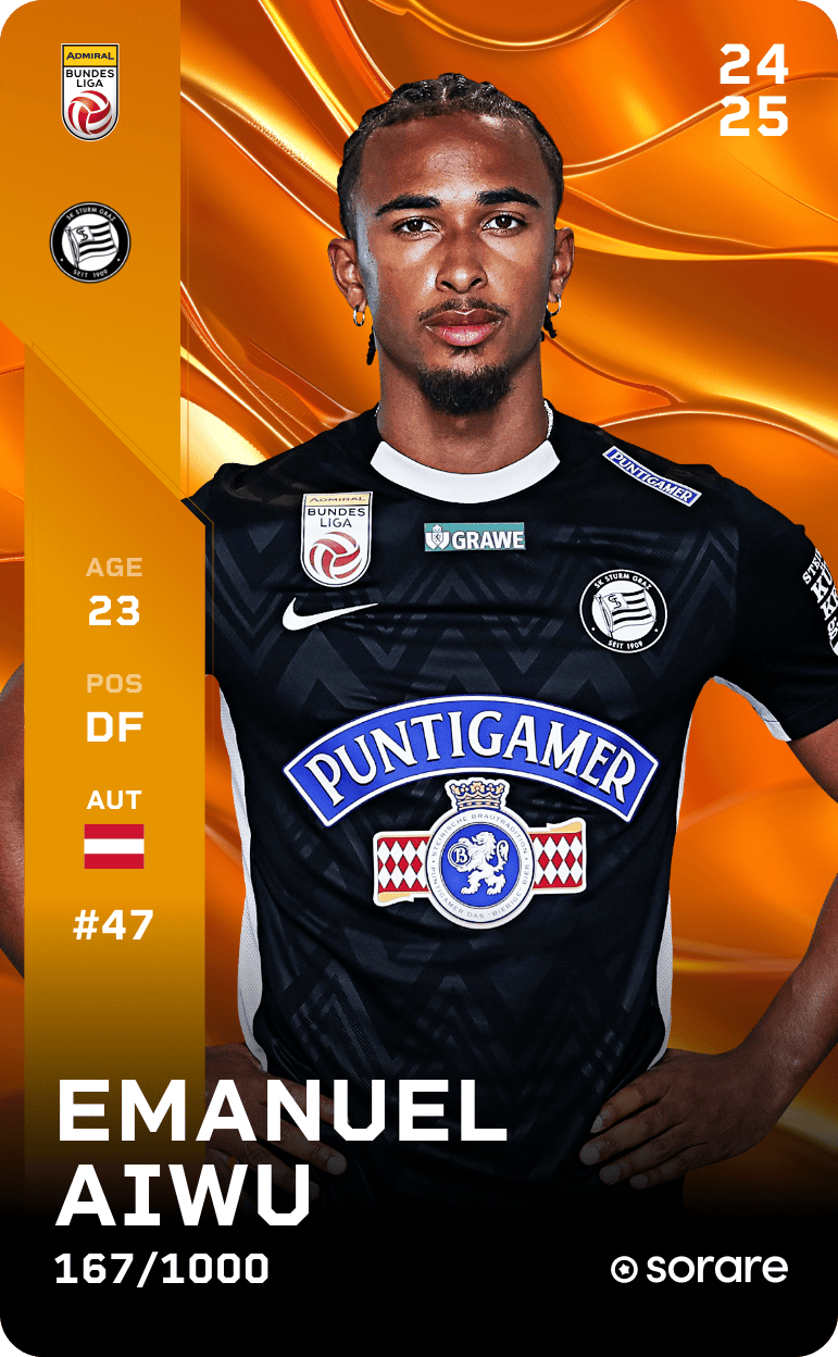 Emanuel Aiwu 2024-25 • Limited 167/1000