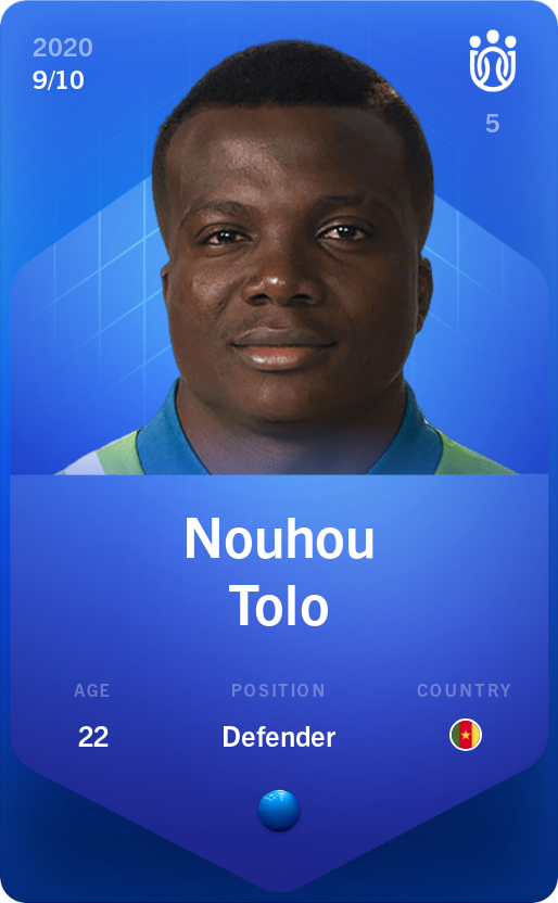 Sorare - Sorare Official - Nouhou Tolo 2020-21 • Super Rare 9/10 - NFT # 49359556963597603019073998319095557968208920883258681150176015855549643786991