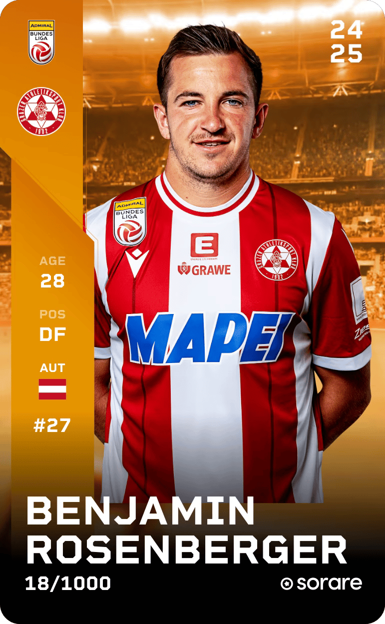 Benjamin Rosenberger 2024-25 • Limited 18/1000