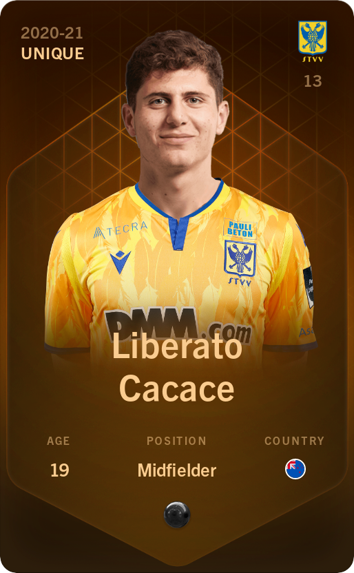 Sorare - Sorare Official - Liberato Cacace 2020-21 • Unique - NFT # 105018027258811067073002453468376974895938063621963364513594943182443218695157