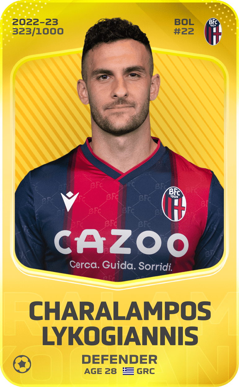 Charalampos Lykogiannis 2022-23 • Limited 323/1000