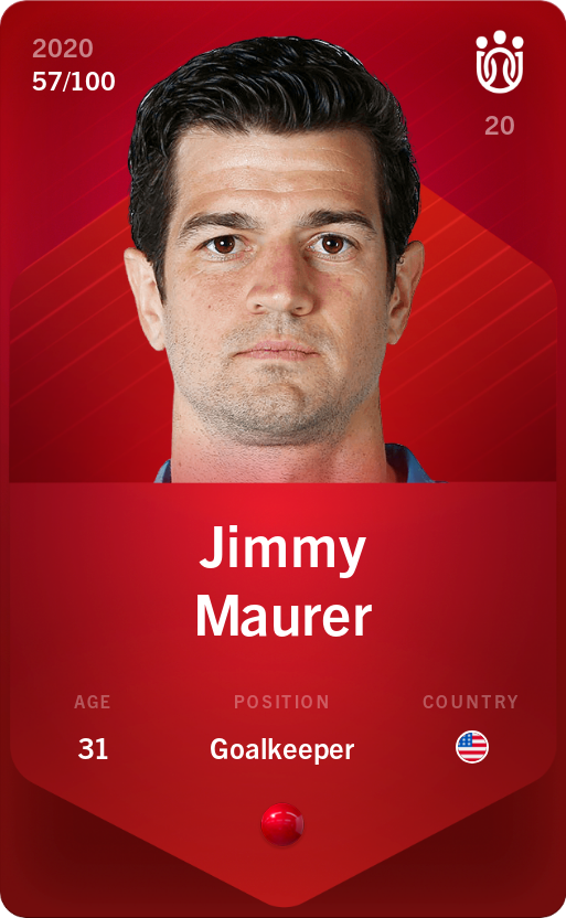 Sorare - Sorare Official - Jimmy Maurer 2020-21 • Rare 57/100 - NFT # 28064004024603699351906513617530391042117413494431887833562117678605231793394