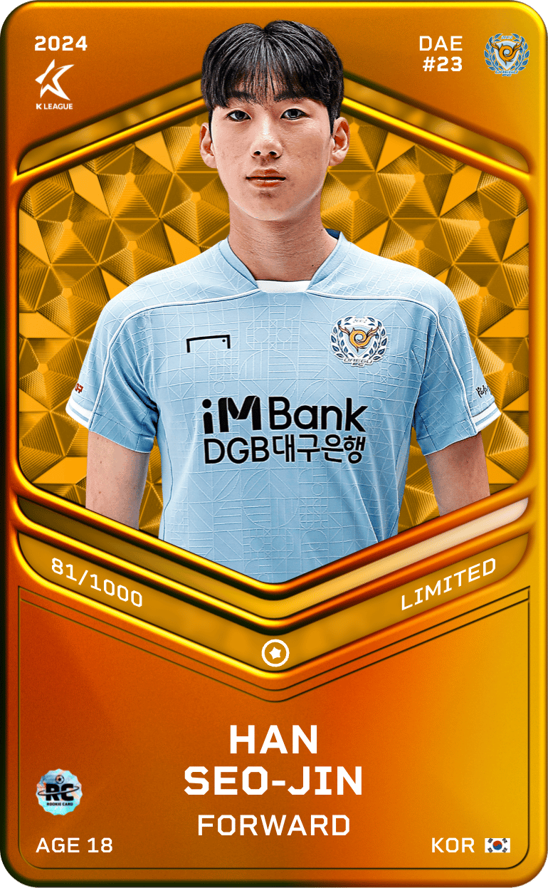 Han Seo-Jin 2024-25 • Limited 81/1000