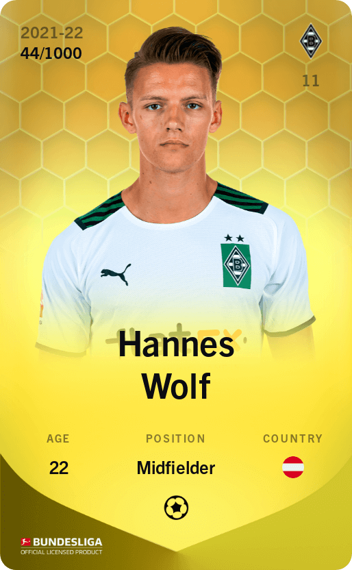 Hannes Wolf 2021-22 • Limited 44/1000
