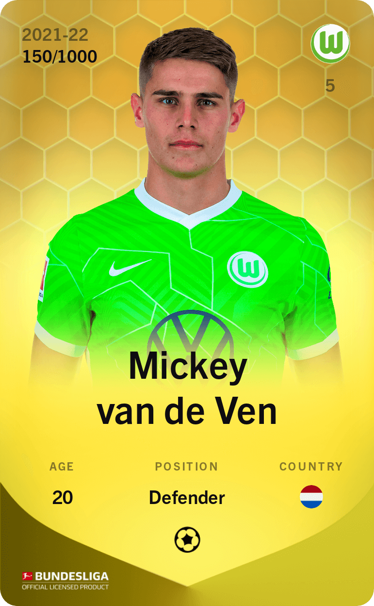 Mickey van de Ven 2021-22 • Limited 150/1000