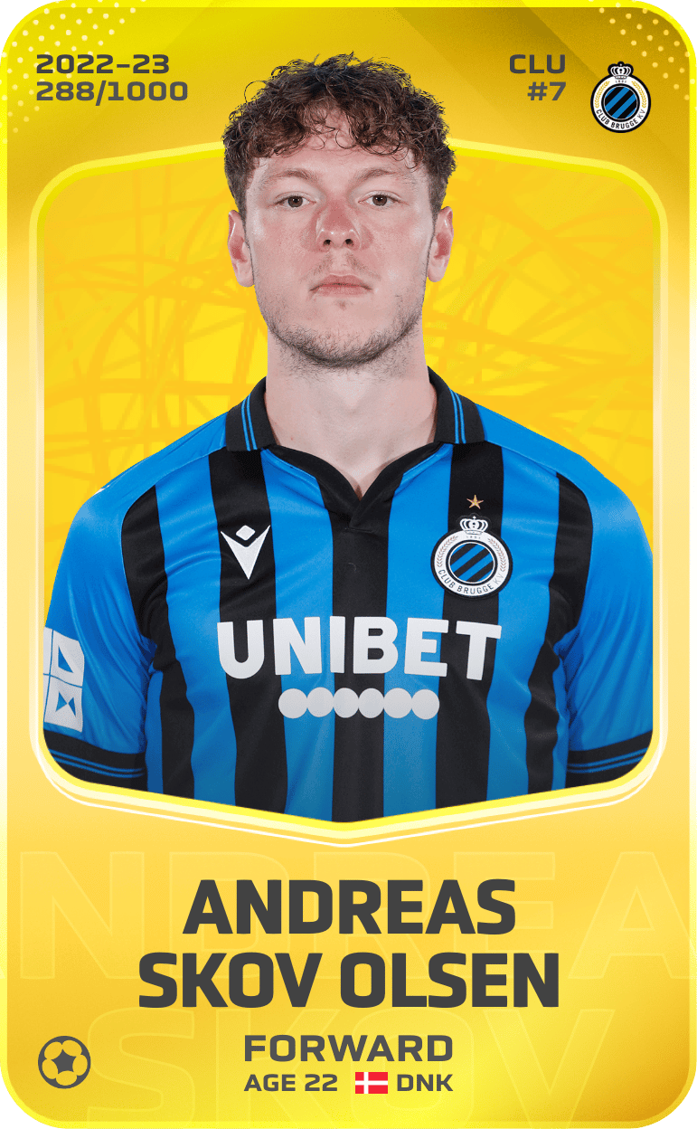 Andreas Skov Olsen 2022-23 • Limited 288/1000