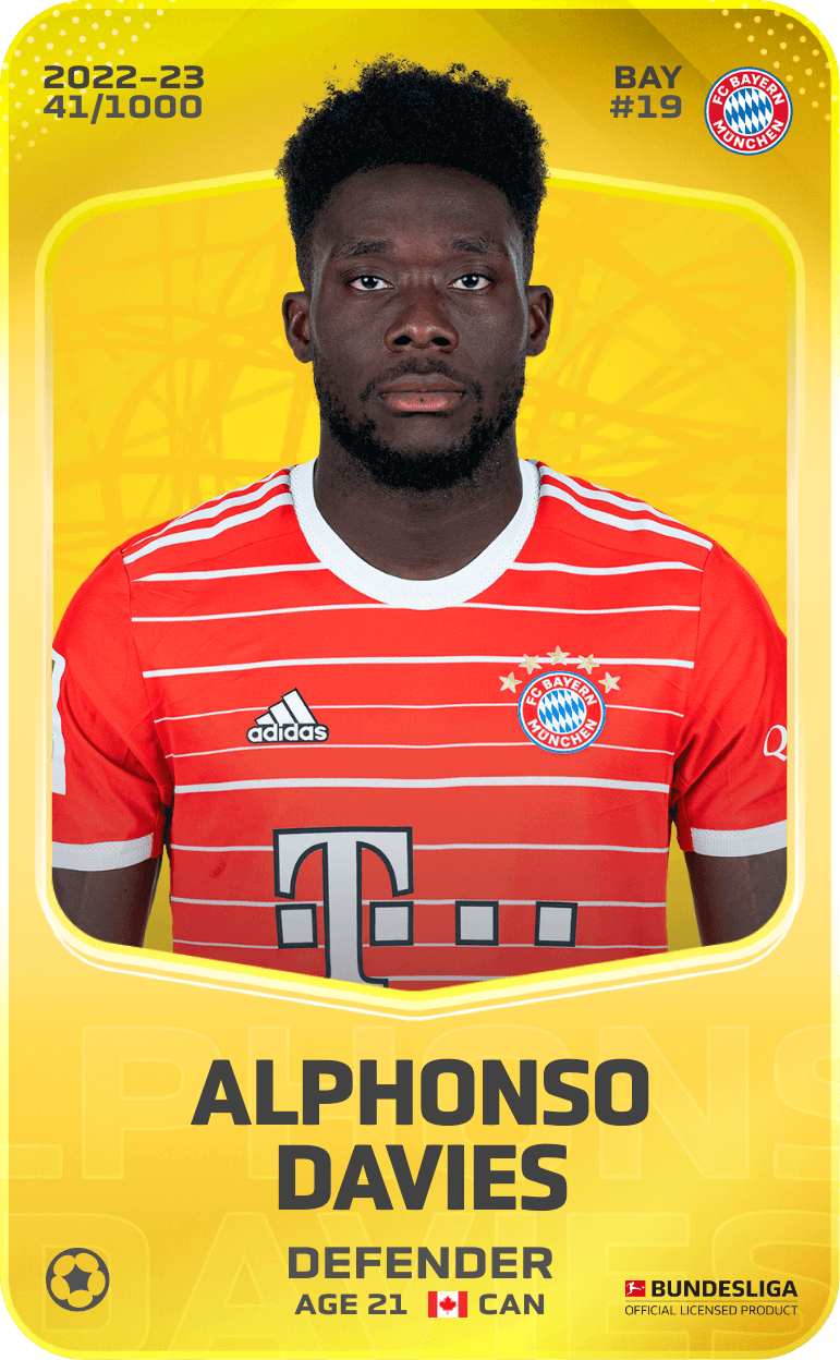 Alphonso Davies 2022-23 • Limited 41/1000