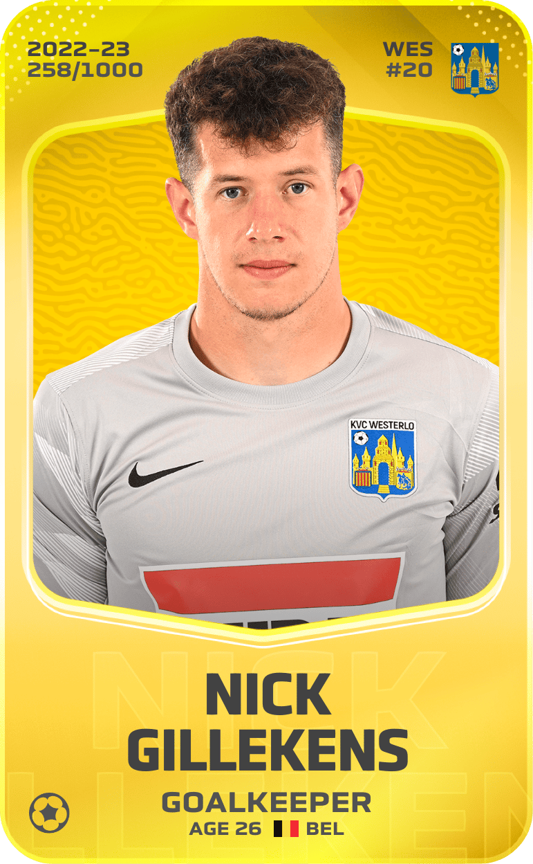 Nick Gillekens 2022-23 • Limited 258/1000