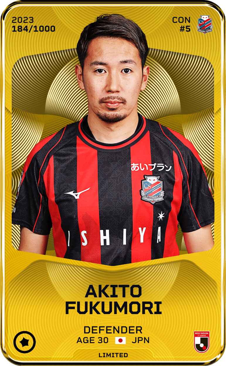 Akito Fukumori 2023-24 • Limited 184/1000
