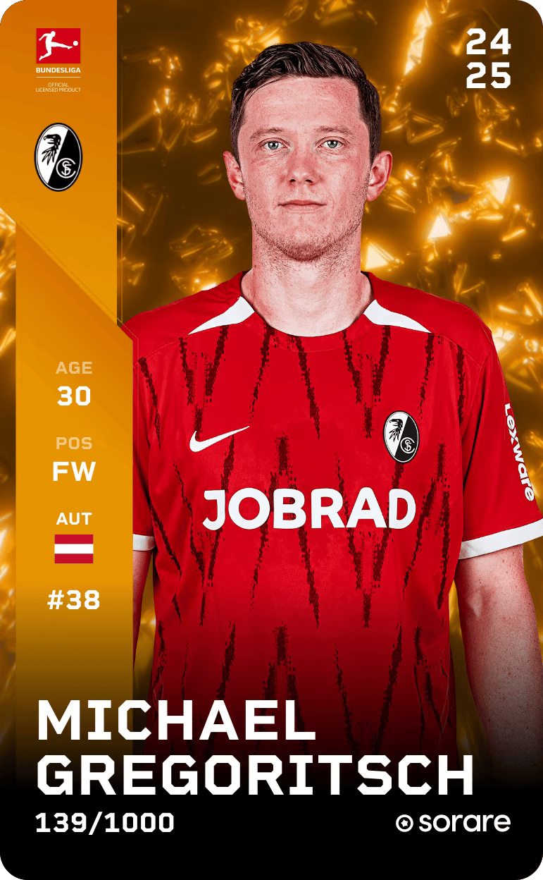 Michael Gregoritsch 2024-25 • Limited 139/1000