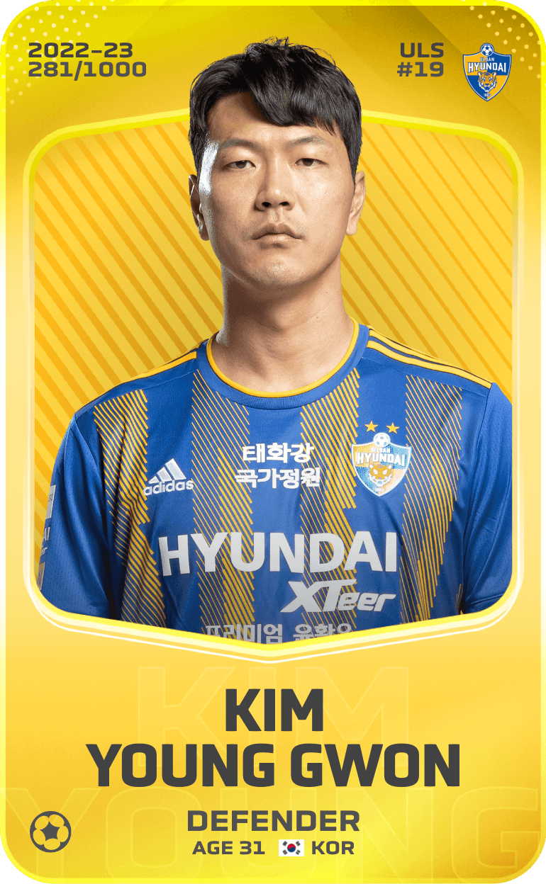 Kim Young Gwon 2022-23 • Limited 281/1000