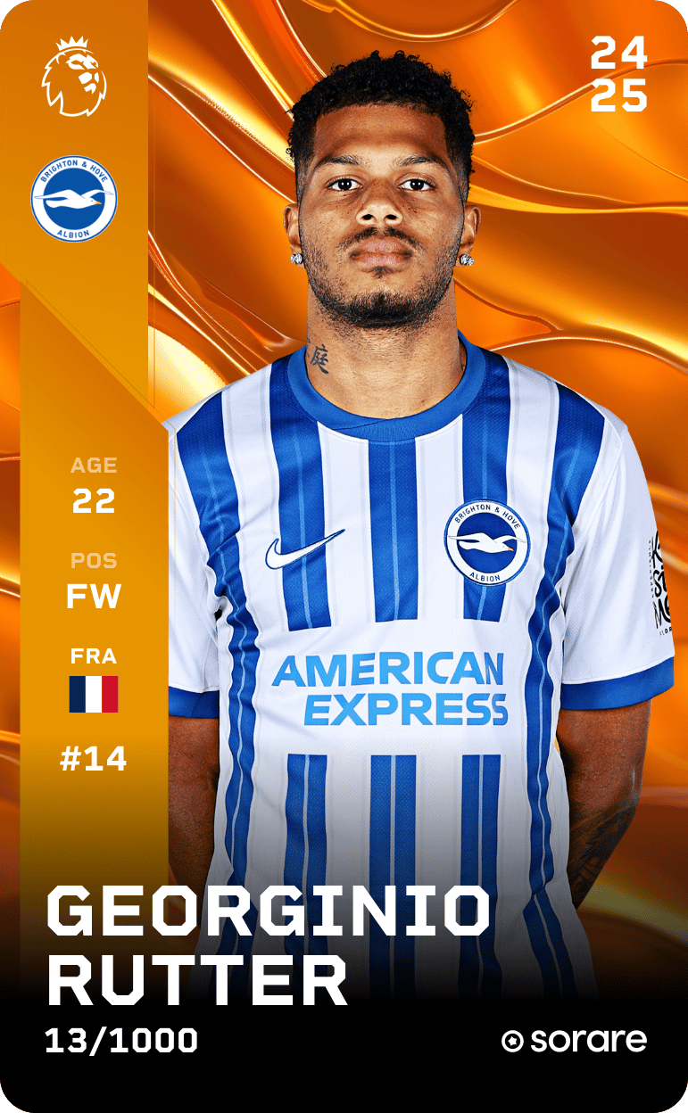 Georginio Rutter 2024-25 • Limited 13/1000