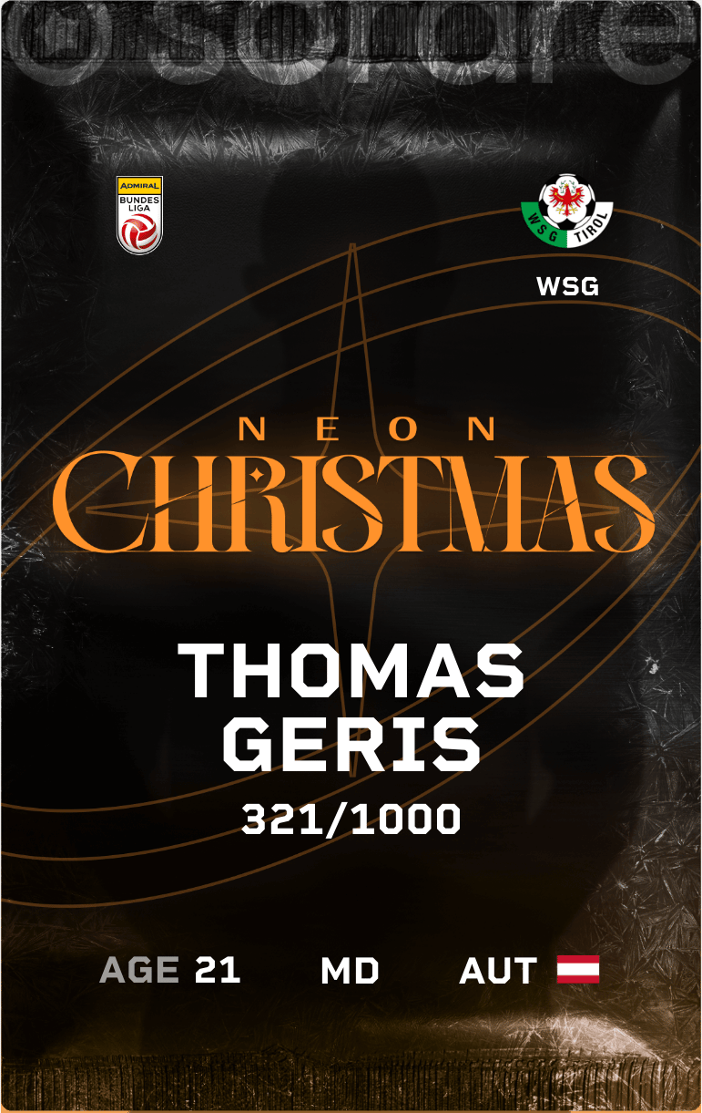 Thomas Geris 2024-25 • Limited 321/1000