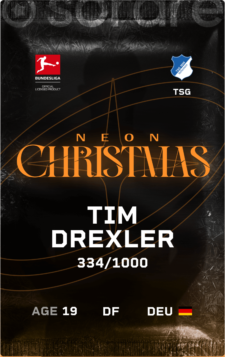 Tim Drexler 2024-25 • Limited 334/1000