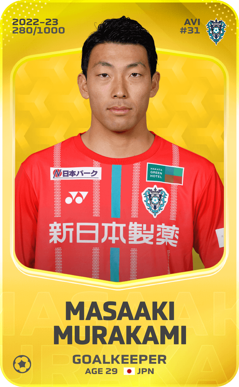 Masaaki Murakami 2022-23 • Limited 280/1000