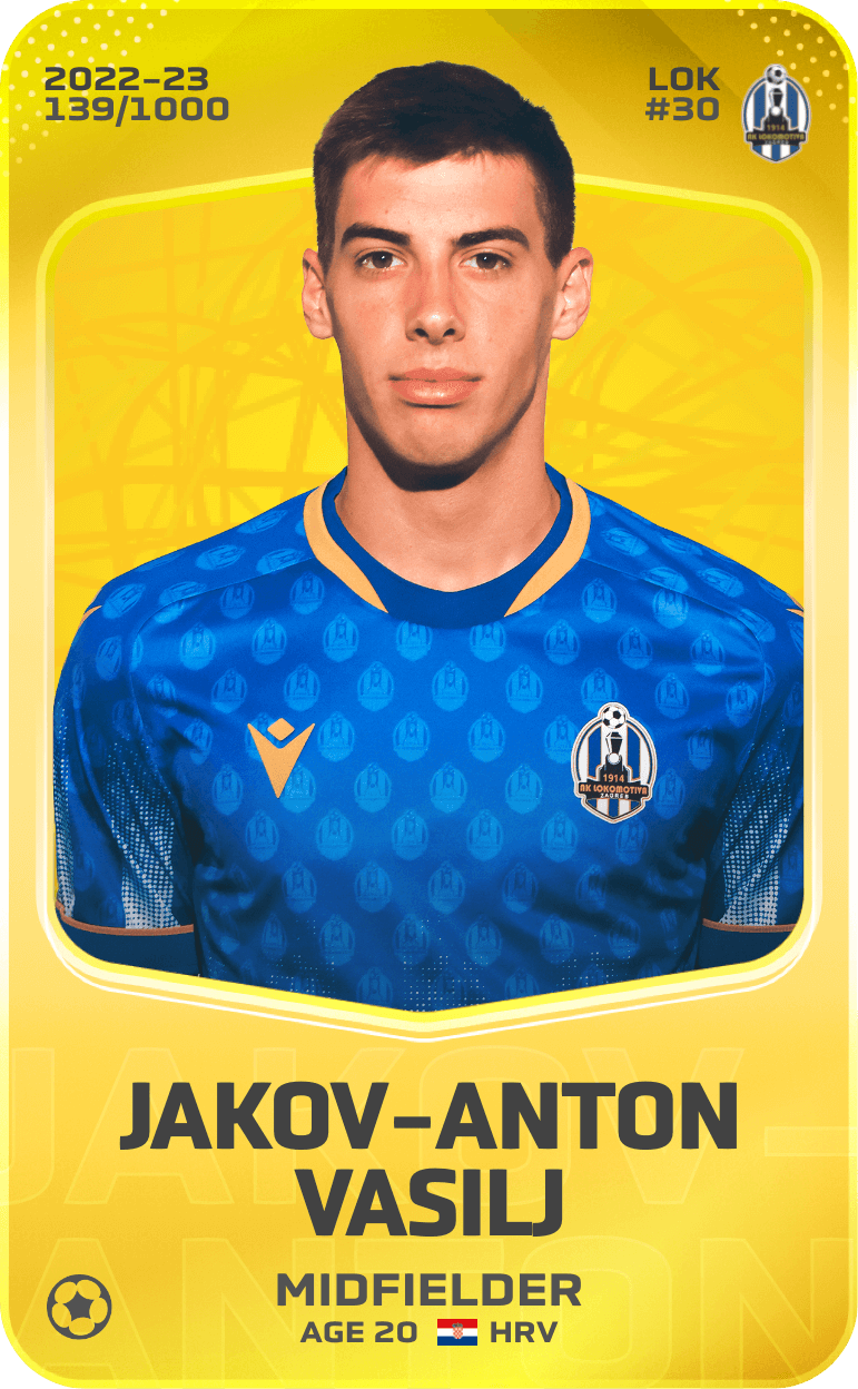 Jakov-Anton Vasilj 2022-23 • Limited 139/1000