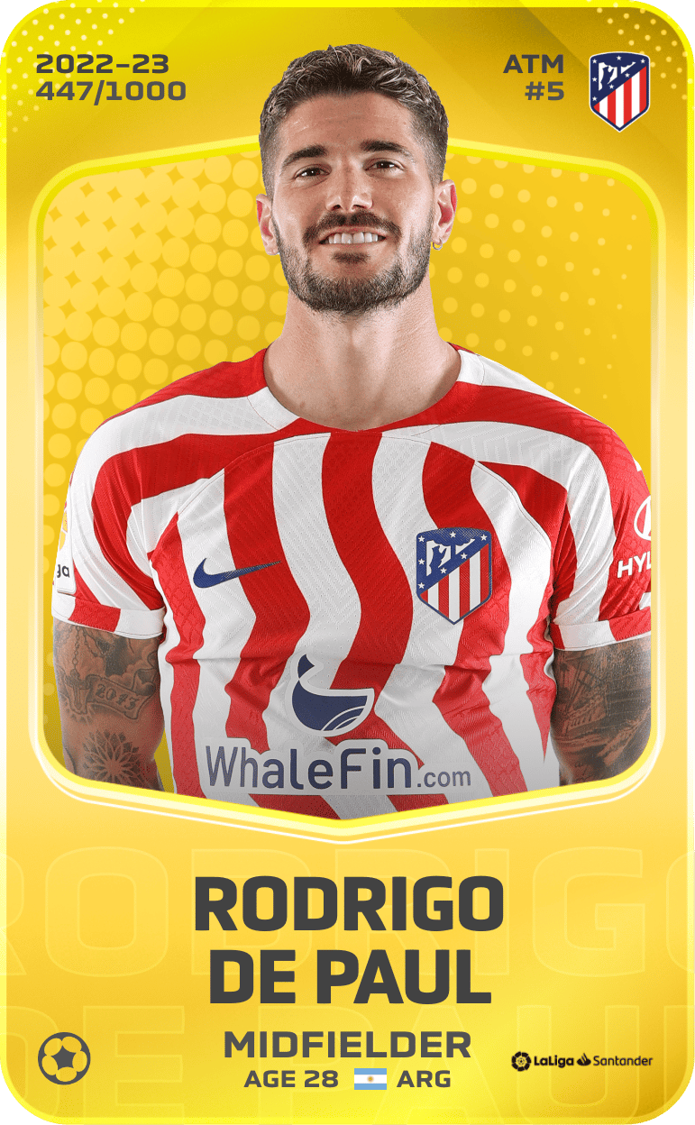 Rodrigo De Paul 2022-23 • Limited 447/1000