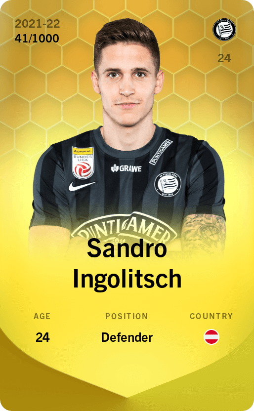 Sandro Ingolitsch 2021-22 • Limited 41/1000
