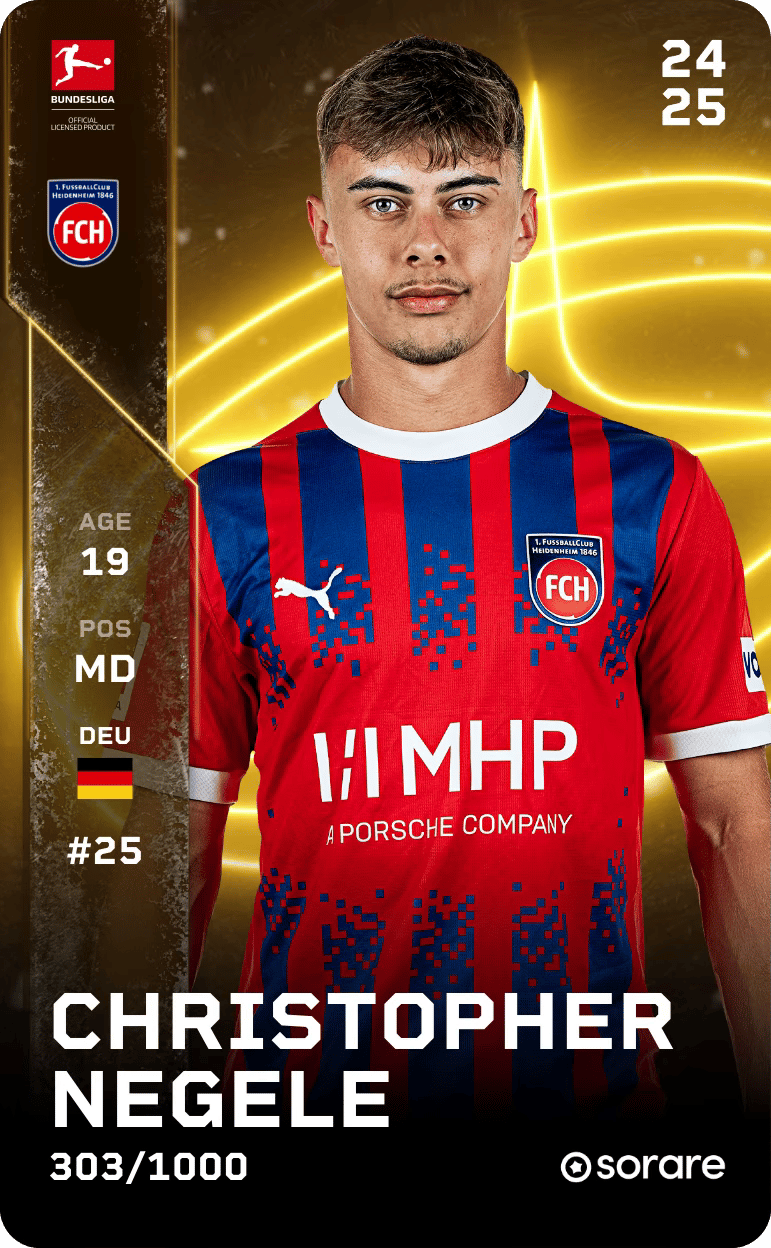 Christopher Negele 2024-25 • Limited 303/1000