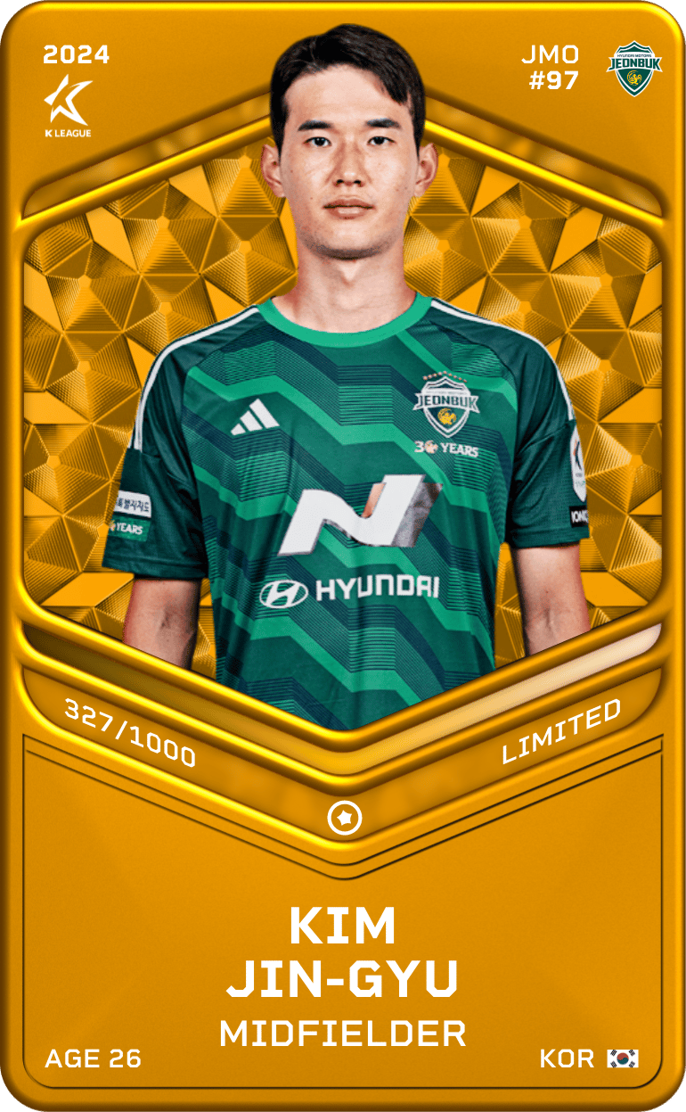KIM JIN-GYU 2024-25 • Limited 327/1000
