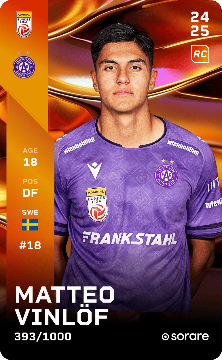 Matteo Vinlöf 2024-25 • Limited 393/1000