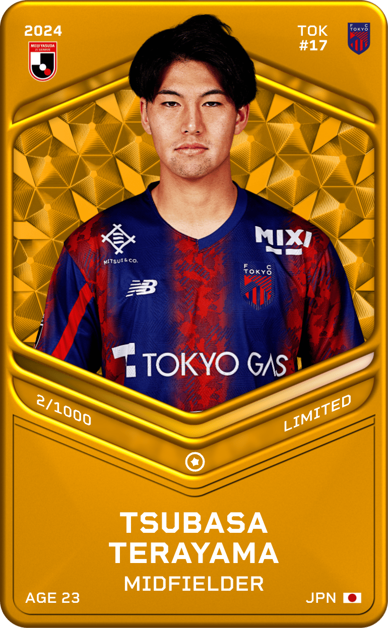Tsubasa Terayama 2024-25 • Limited 2/1000