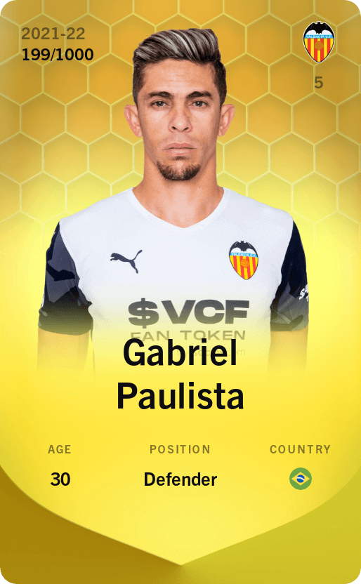 Gabriel Paulista 2021-22 • Limited 199/1000