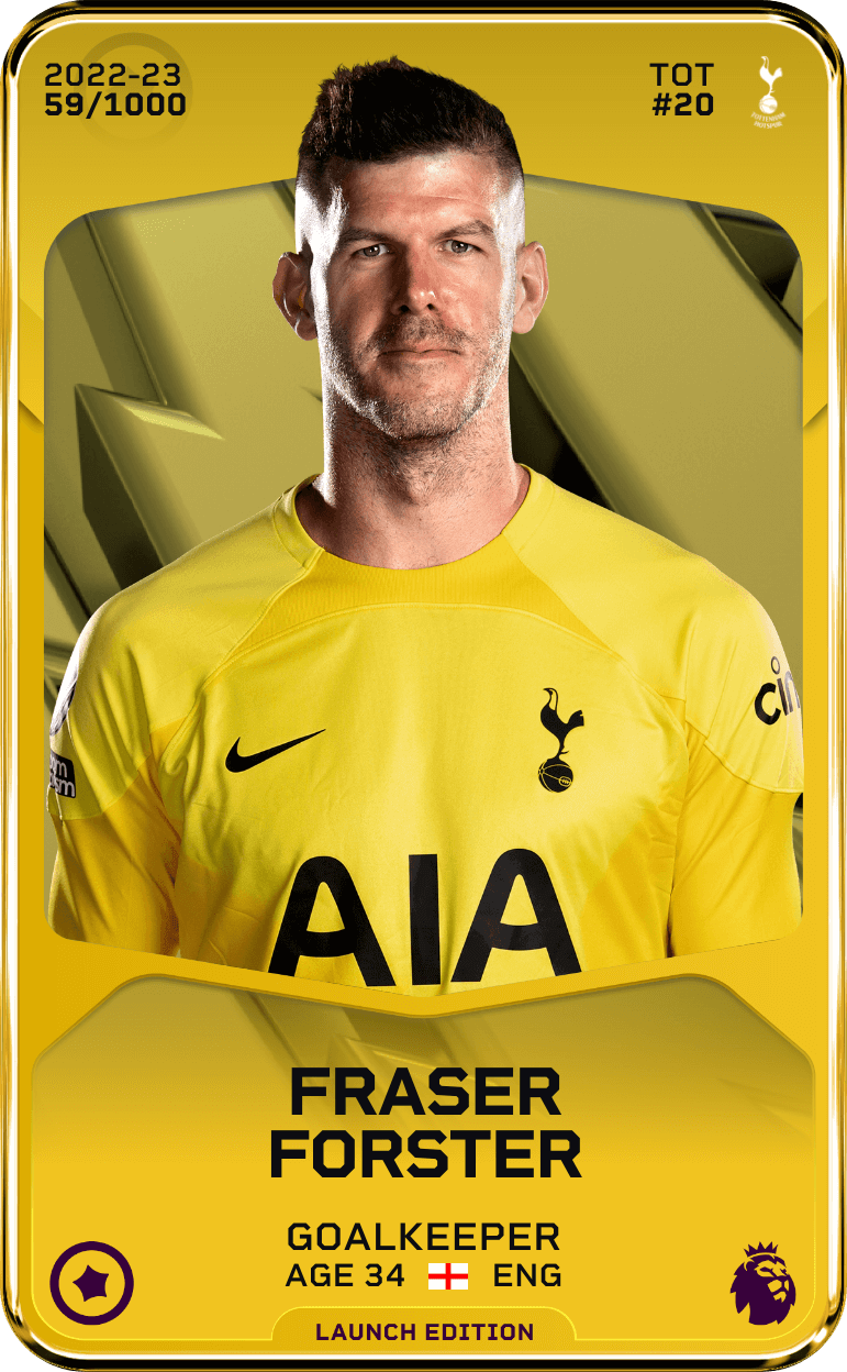 Fraser Forster 2022-23 • Limited 59/1000