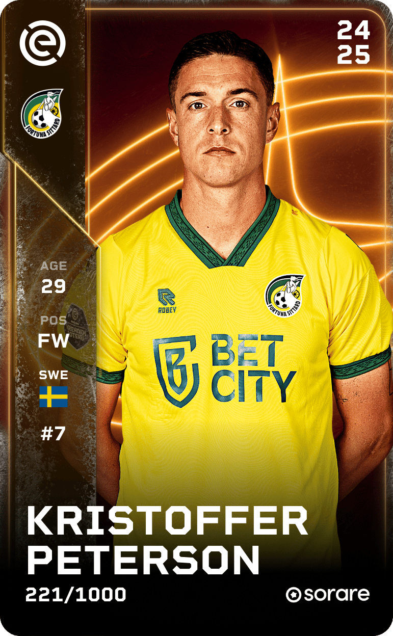 Kristoffer Peterson 2024-25 • Limited 221/1000