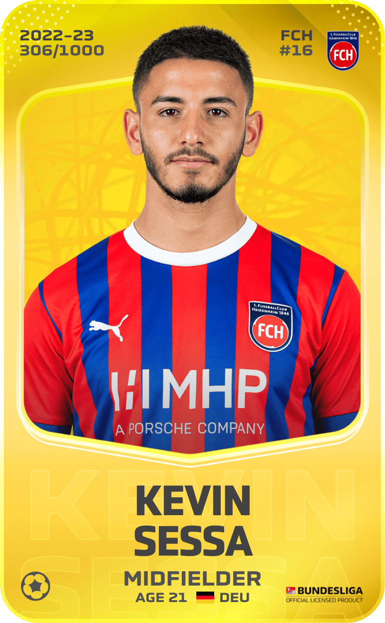 Kevin Sessa 2022-23 • Limited 306/1000